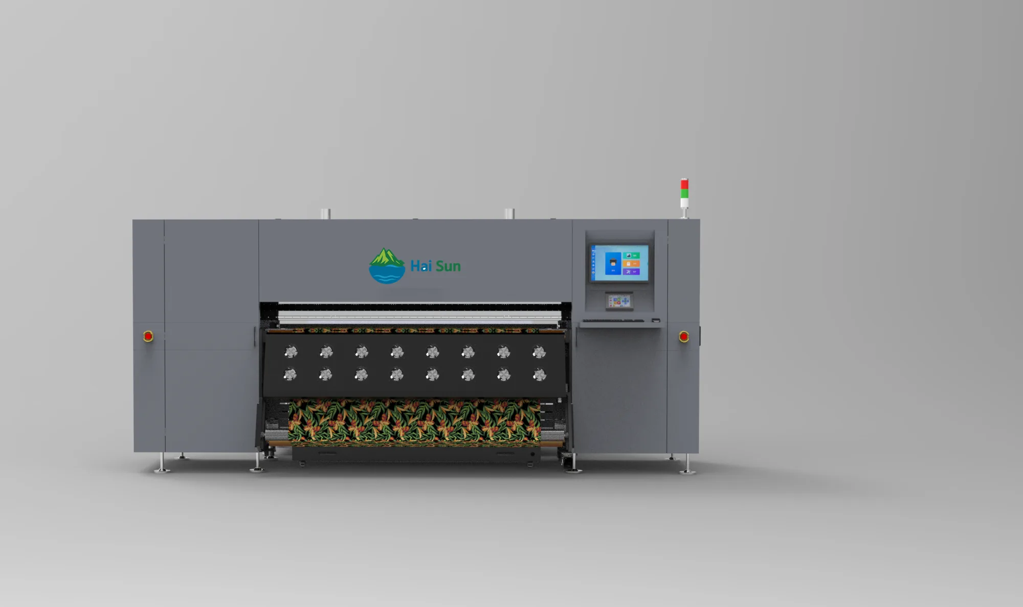 Hai Sun 2000 mm industrial dye-sublimation printer, front view