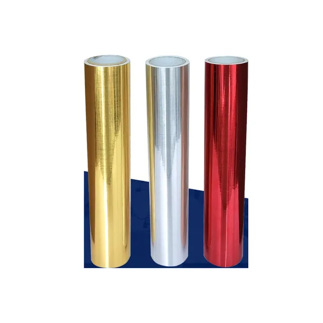 Gold, silver and red foil stock